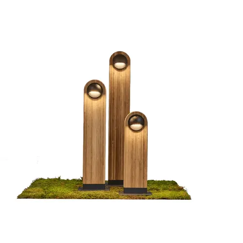 Suslight Staande lamp Suslight One Bamboo Black 24V