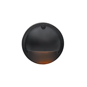 Suslight Wandlamp Sphere Black Alu 24V