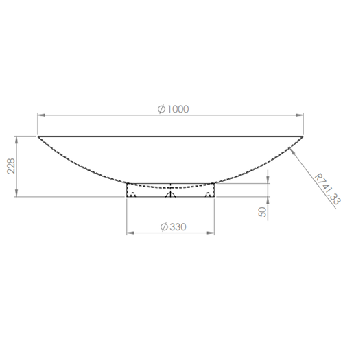 Cortenstaal waterschaal Ø100x21cm