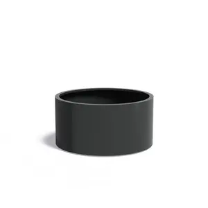 Aluminium plantenbak Ø120x60cm - Met wielen