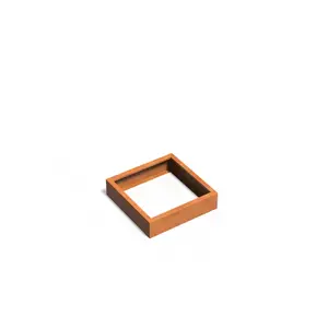 Cortenstaal plantenbak 80x80x20cm - Zonder bodem