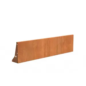 Cortenstaal keerwand 200x5x50cm