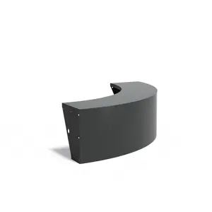 Aluminium met zitrand 150x150x50cm