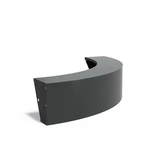 Aluminium met zitrand 200x200x50cm