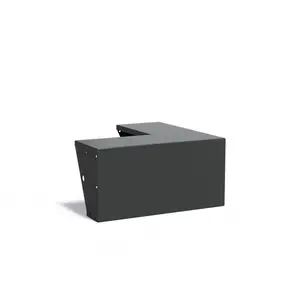 Aluminium met zitrand 100x100x50cm