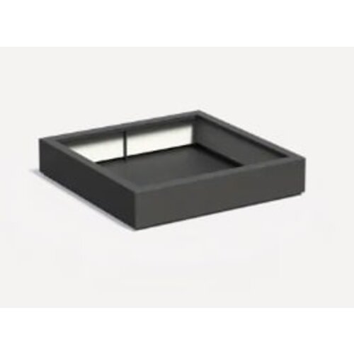 Polyester plantenbak 100x100x20cm - Met bodem (OP=OP) Polyester plantenbak 100x100x20cm - Met bodem (OP=OP)