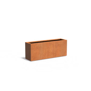 Cortenstaal plantenbak 150x40x60cm - Met bodem