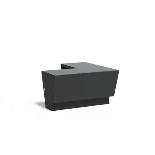 Aluminium met zitrand 100x100x50cm - Revert Aluminium met zitrand 100x100x50cm - Revert