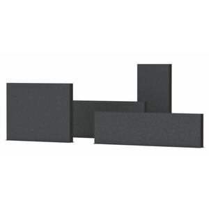 Polyester tuinmuur 200x15x100cm - RAL7021 Polyester tuinmuur 200x15x100cm - RAL7021