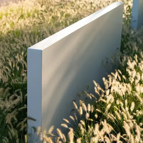 Polyester tuinmuur 200x15x100cm - RAL7021 - Demo