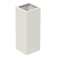 Aluminium plantenbak 37x37x80cm - Met bodem (OP=OP)