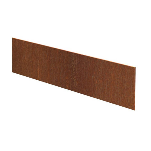 Cortenstaal recht 230x0,2x15cm Cortenstaal recht 230x0,2x15cm