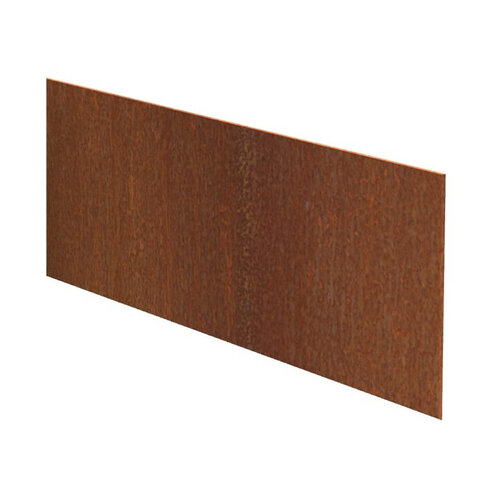 Cortenstaal recht 230x0,3x29cm Cortenstaal recht 230x0,3x29cm