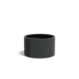 Aluminium plantenbak Ø100x60cm - Met wielen