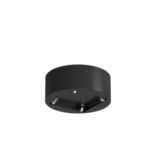 Aluminium plantenbak Ø100x40cm  - Met wielen