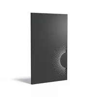 Verzinkt staal paneel 'Abstract 2.3' 110x5x180cm