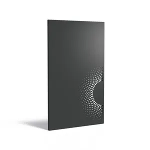 Verzinkt staal paneel 'Abstract 2.3' 110x5x180cm Verzinkt staal paneel 'Abstract 2.3' 110x5x180cm