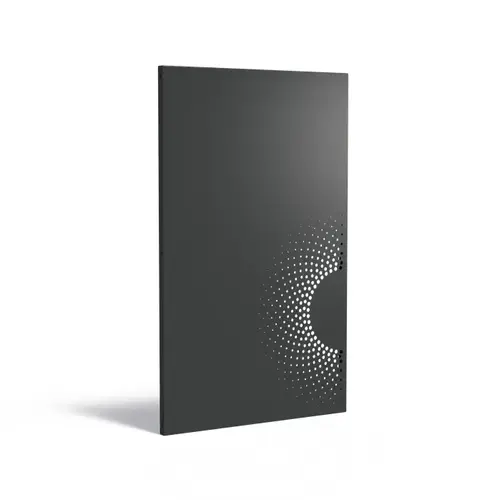 Sendzimir verzinkt staal paneel 'Abstract 2.3' 110x5x180cm