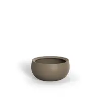 Polyester plantenbak "Lora" Ø60x30cm - Met bodem