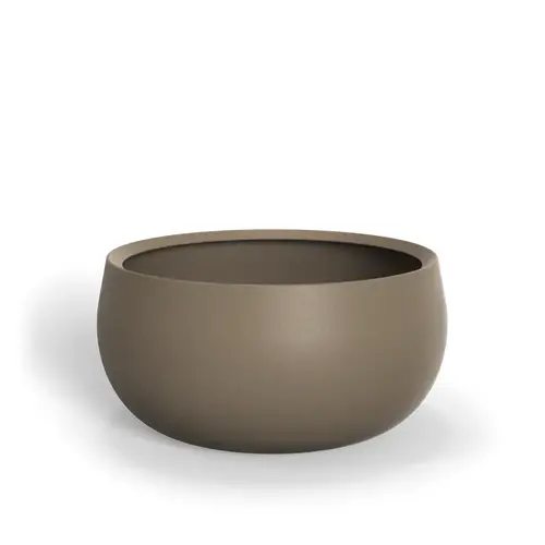 Polyester plantenbak "Lora" Ø100x50cm - Met bodem Polyester plantenbak "Lora" Ø100x50cm - Met bodem