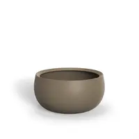 Polyester plantenbak "Lora" Ø80x40cm - Met bodem