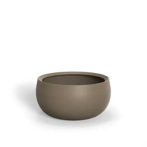 Polyester plantenbak "Lora" Ø80x40cm - Met bodem Polyester plantenbak "Lora" Ø80x40cm - Met bodem