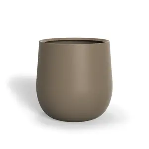 Polyester plantenbak "Lora" Ø80x80cm - Met bodem