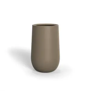 Polyester plantenbak "Lora" Ø50x80cm - Met bodem