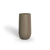 Polyester plantenbak "Lora" Ø40x80cm - Met bodem