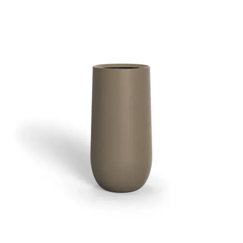 Polyester plantenbak "Lora" Ø40x80cm - Met bodem Polyester plantenbak "Lora" Ø40x80cm - Met bodem