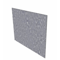 Verzinkt staal recht 150x0,2x39cm