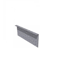 Verzinkt staal gezet 150x0,2x39cm