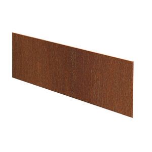 Cortenstaal recht 150x0,3x20cm