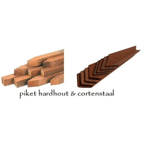 Verzinkt staal kantopsluiting recht 300x0,3x39cm