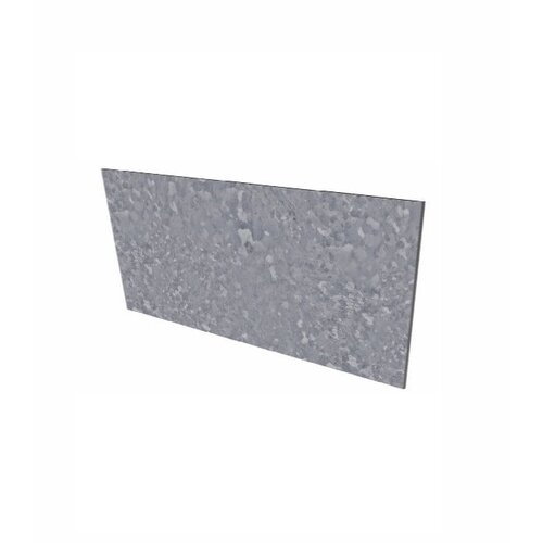 Verzinkt staal kantopsluiting recht 300x0,3x15cm