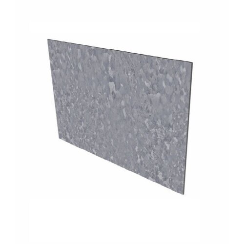 Verzinkt staal kantopsluiting recht 300x0,3x29cm