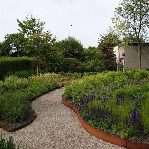 Cortenstaal kantopsluiting recht 300x0,2x10cm