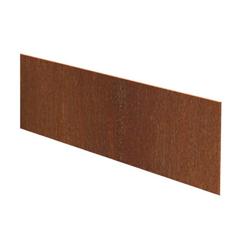 Cortenstaal recht 300x0,2x20cm Cortenstaal recht 300x0,2x20cm
