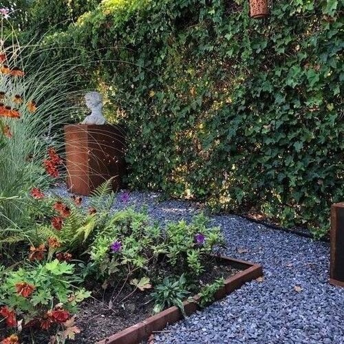 Cortenstaal kantopsluiting gezet 300x0,2x15cm