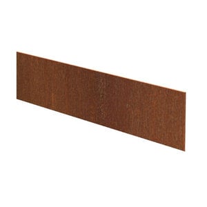 Cortenstaal recht 300x0,3x15cm
