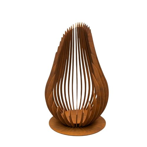 Cortenstaal vuurkorf "Druppel" - Ø50x76cm Cortenstaal vuurkorf "Druppel" - Ø50x76cm