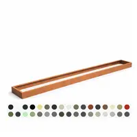 Cortenstaal plantenbak 300x40x20cm - Zonder bodem