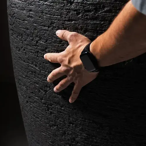 Betonnen "Stonecore" plantenbak - LIV - Ø50x90cm