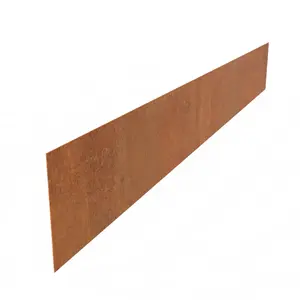 HTDesign (Eigen merk) Cortenstaal recht 150x0,2x29cm