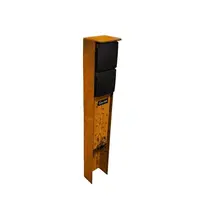 Cortenstaal stopcontactpaal