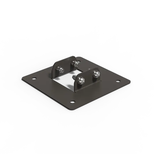 Verzinkt staal pergola voetplaat 20x20x4,5cm Verzinkt staal pergola voetplaat 20x20x4,5cm