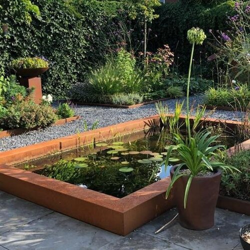 BetonTop Cortenstaal u-profiel 150x5,4x20cm