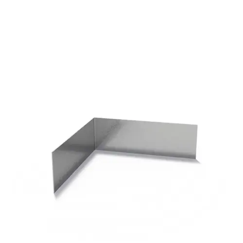 Verzinkt staal recht 90° hoek 30x30x0,2x10cm