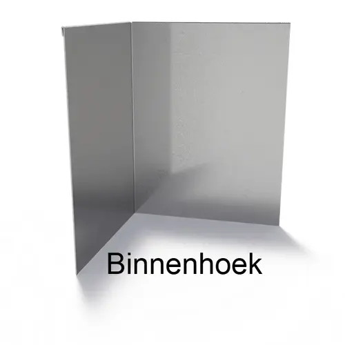 Verzinkt staal geplet 90° hoek 30x30x0,2x39cm