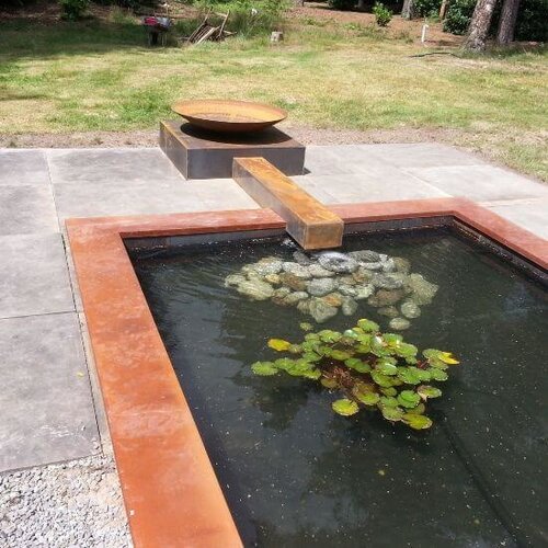 BetonTop Cortenstaal u-profiel 150x15,4x15cm